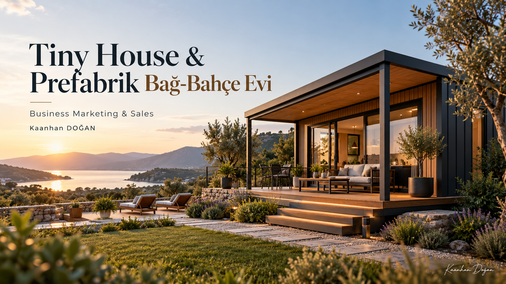 Alanya Tiny House ve prefabrik bağ bahçe evi projesi